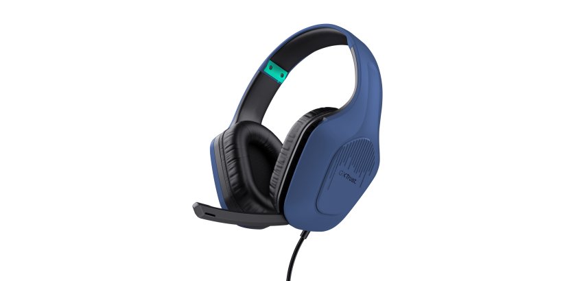 Trust GXT 415B Zirox Casque Avec fil Arceau Gaming Bleu