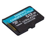 Kingston Technology Carte microSDXC Canvas Go Plus Gen4 200 Mo/s A2 U3 V30 512 Go + adaptateur