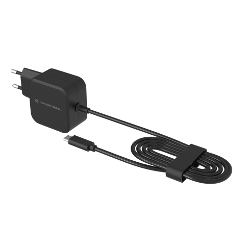 Conceptronic OZUL04BE cargador de dispositivo móvil Universal Negro Corriente alterna Interior