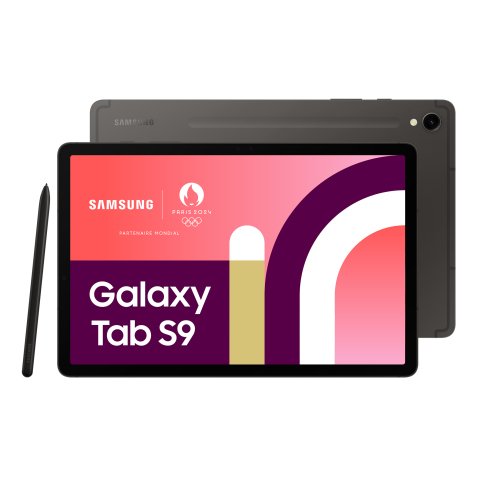 Samsung Galaxy Tab S9 SM-X710N Qualcomm Snapdragon 256 Go 27,9 cm (11") 12 Go Wi-Fi 6 (802.11ax) Android 13 Graphite