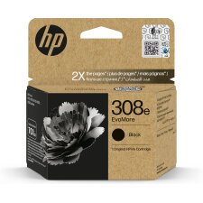 HP 308e Cartouche d’encre authentique Noir EvoMore