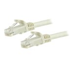 StarTech.com 1.5m CAT6 Ethernet Cable - White CAT 6 Gigabit Ethernet Wire -250MHz 100W PoE RJ45 UTP Network/Patch Cord Snagless w/Strain Relief Individually Tested