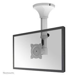 Neomounts FPMA-C025SILVER Support de plafond pour écran de 10-30" - h37-47 cm - inclinable