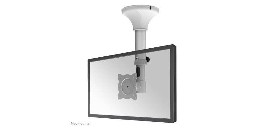 Neomounts FPMA-C025SILVER Support de plafond pour écran de 10-30" - h37-47 cm - inclinable