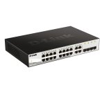 D-Link DGS-1210-20 Géré L2 Gigabit Ethernet (10/100/1000) 1U Noir