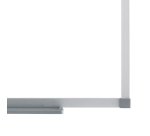 Tableau nobo blanc essence surface magnetique acier      laque 1500x1000mm cadre       aluminium