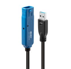 Lindy 43229 cavo USB USB 3.2 Gen 1 (3.1 Gen 1) 15 m USB A 5 Gbit/s Nero