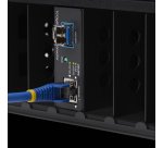 StarTech.com Convertisseur de Média Fibre Optique SFP+ Ouvert Multi-Gigabit 10 GbE, 10G/5G/2,5G/1G/100M, Cuivre vers 10GBASE-X SFP+, Monomode, Multimode, Trames Jumbo 16K, TAA