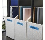DYMO Authentic D1 Labels | Black Print on Blue Tape | 12 mm x 7 m | Self-Adhesive Labels for LabelManager Label Makers | Made in Europe