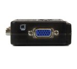 StarTech.com Kit commutateur KVM USB VGA à 2 ports avec audio et câbles - Switch KVM - Noir