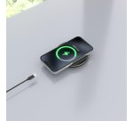 AISENS Cargador Inalambrico USB-C 15W Para Movil, Negro