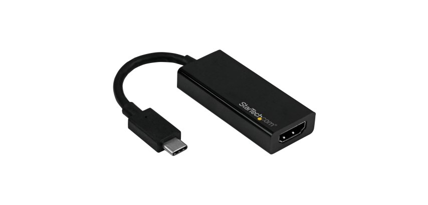 StarTech.com Adaptador Gráfico USB-C a HDMI 4K60Hz - Conversor de Vídeo USB Tipo C a HDMI - Compatible Thunderbolt 3 - Dongle