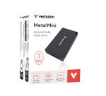 Verbatim 32031 unidad externa de estado sólido 1 TB USB Tipo C USB 3.2 Gen 2x2 Gris