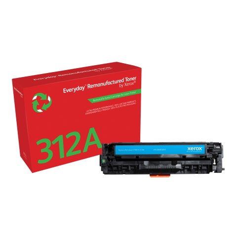 Tóner Everyday™ Cian remanufacturado de Xerox es compatible con HP 312A (CF381A), Capacidad estándar