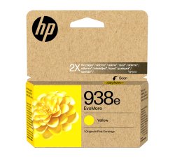 HP cartouche d'encre 938e, 1.650 pages, OEM 4S6Y1PE, jaune