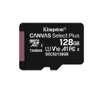 Kingston Technology Canvas Select Carte micSDXC Plus 100R A1 C10 de 128 Go + ADP