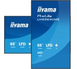 iiyama LH6564UHS-B1AG Écran d'affichage dynamique Écran plat de signalisation numérique 165,1 cm (65") Wifi 500 cd/m² 4K Ultra HD Noir Intégré dans le processeur Android 24/7