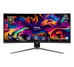 MSI MAG 341CQP QD-OLED Monitor PC 86,4 cm (34") 3440 x 1440 Pixel UltraWide Quad HD Nero