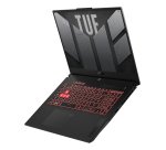 ASUS TUF Gaming A17 TUF707NUQ-DICHX146W AMD Ryzen™ 7 170 Ordinateur portable 43,9 cm (17.3") Full HD 16 Go DDR5-SDRAM 512 Go SSD NVIDIA GeForce RTX 4050 Wi-Fi 6 (802.11ax) Windows 11 Home Noir, Gris