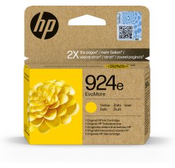 HP Cartucho de Tinta Original EvoMore 924e amarilla