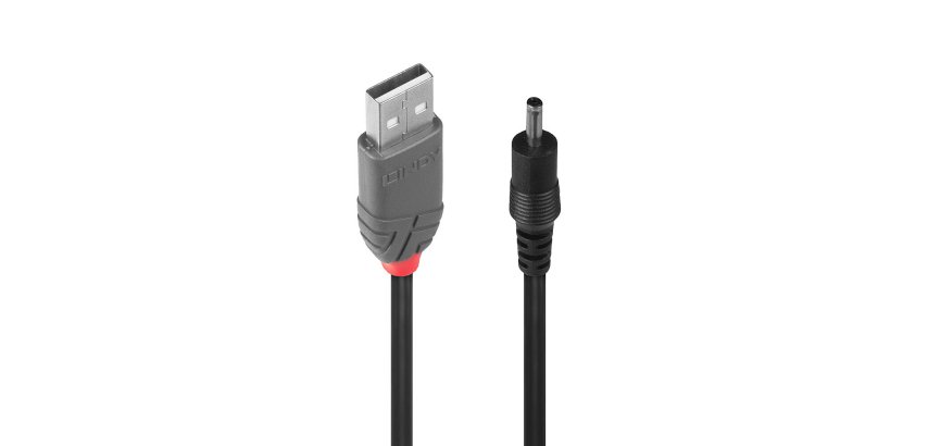 Lindy 70266 cavo di alimentazione Nero 1,5 m USB A
