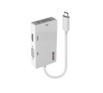 Lindy 43273 Adaptador gráfico USB 3840 x 2160 Pixeles Blanco