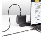 StarTech.com 3m USB-C Laadkabel, Charge & Sync, 240W (5A) PD EPR, USB 2.0, Laptop Type C Laadkabel, USB-IF Gecertificeerd, TPE Mantel - Zwarte USB-C Oplaadkabel