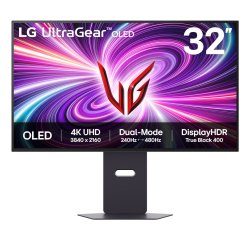 LG 32GS95UV-B pantalla para PC 81,3 cm (32") 3840 x 2160 Pixeles 4K Ultra HD OLED Negro