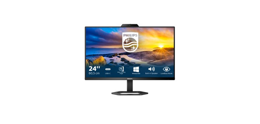 Monitor de videoconferencia Philips 5000 series 24E1N5300HE/00 pantalla para PC 60,5 cm (23.8") 1920 x 1080 Pixeles Full HD LCD Negro