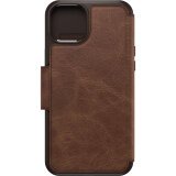 OtterBox Strada Series Folio MagSafe pour iPhone 15 Plus, Espresso (Brown)