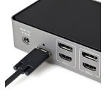 StarTech.com USB-C & USB-A Dock - Hybrid Universal Triple Monitor Laptop Docking Station DisplayPort & HDMI 4K 60Hz - 85W Power Delivery, 6x USB Hub, GbE, Audio - USB 3.1 Gen 2 10Gbps - TAA