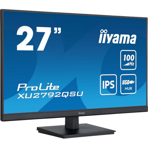 iiyama ProLite écran plat de PC 68,6 cm (27") 2560 x 1440 pixels Dual WQHD LED Noir