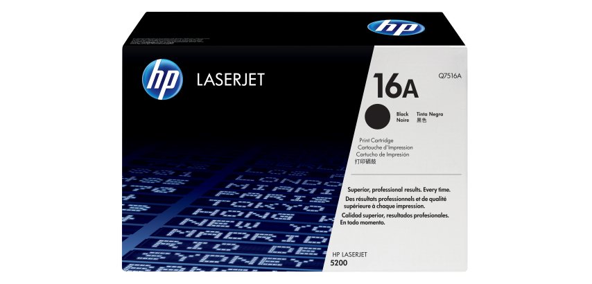 HP 16A - black - original - LaserJet - toner cartridge (Q7516A)