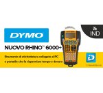 DYMO Rhino 6000+ Etichettatura industriale con custodia | Etichettatrice ricca di funzioni con connessione al PC