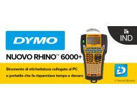 DYMO Rhino 6000+ Etichettatura industriale con custodia | Etichettatrice ricca di funzioni con connessione al PC