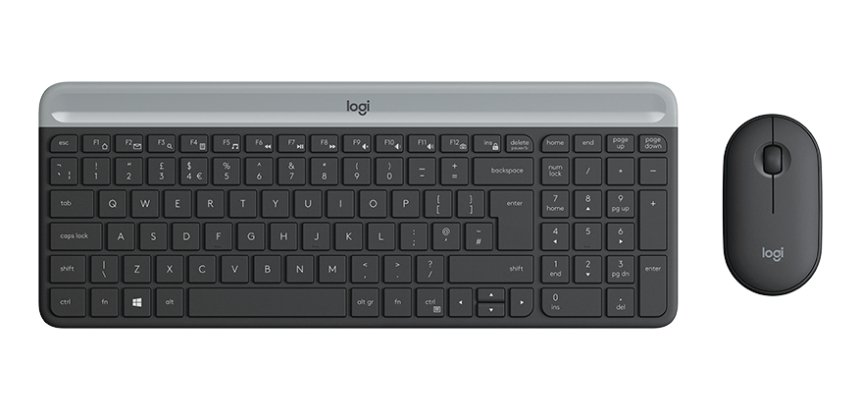 Logitech 920-009198 teclado Ratón incluido Universal RF inalámbrico QWERTY Español Grafito