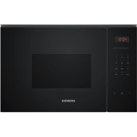 SIEMENS Micro ondes Grill Encastrable BE523LMB1F, I300, cookControl8, 20 litres