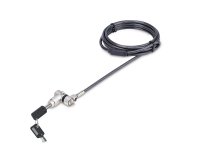 StarTech.com Câble Antivol pour Ordinateur Portable de 2m - Câble de Sécurité pour PC Compatible avec Noble Wedge/Nano/K-Slot, Câble de Verrouillage à Clé, Câble Antivol en Acier au Carbone Résistant aux Coupures