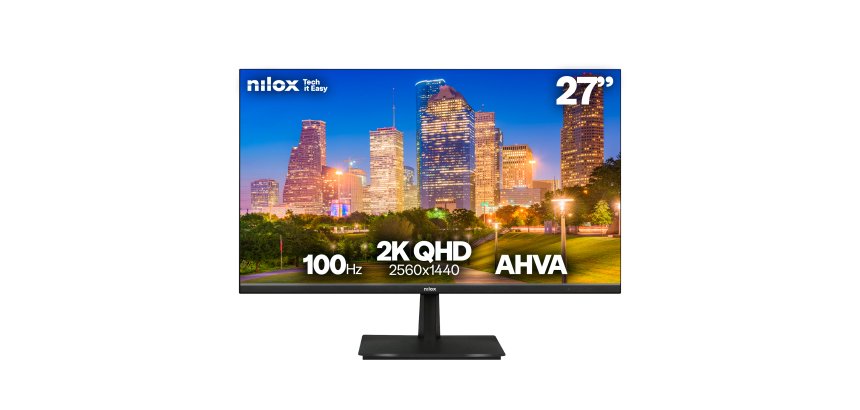 Nilox NXM272K012 pantalla para PC 68,6 cm (27") 2560 x 1440 Pixeles 2K Negro