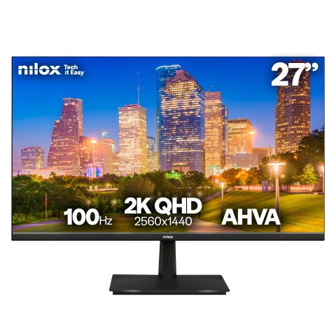 Nilox NXM272K012 pantalla para PC 68,6 cm (27") 2560 x 1440 Pixeles 2K Negro