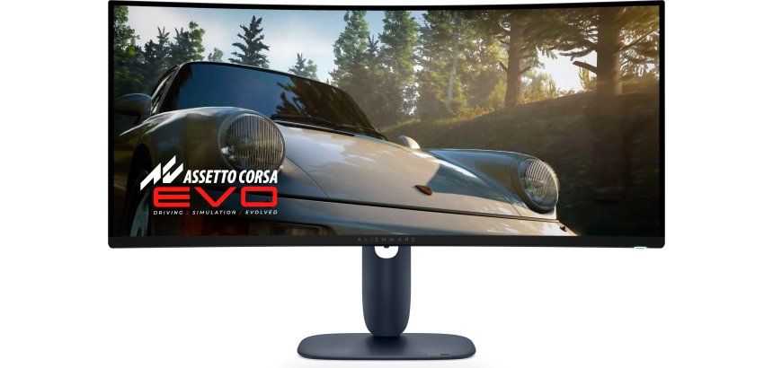 Alienware AW3425DW écran plat de PC 86,4 cm (34") 3440 x 1440 pixels Wide Quad HD QD-OLED Bleu