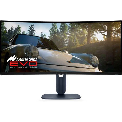 Alienware AW3425DW écran plat de PC 86,4 cm (34") 3440 x 1440 pixels Wide Quad HD QD-OLED Bleu