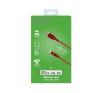 Celly USBLIGHTCOL3MRD cavo Lightning 3 m Rosso