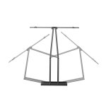 AISENS Soporte Eco Giratorio, Inclinable y Nivelable para Monitor/TV 60kg de 43"-90", Negro