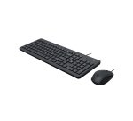 HP 150 WIRED MOUSE/KB COMBO FR clavier Souris incluse USB Noir