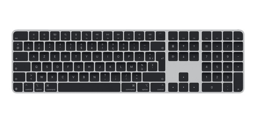 Apple Magic clavier Universel USB + Bluetooth AZERTY Français Noir