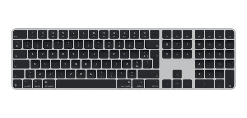 Apple Magic clavier Universel USB + Bluetooth AZERTY Français Noir