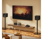 AISENS Soporte Universal De Suelo Para Altavoces, Negro