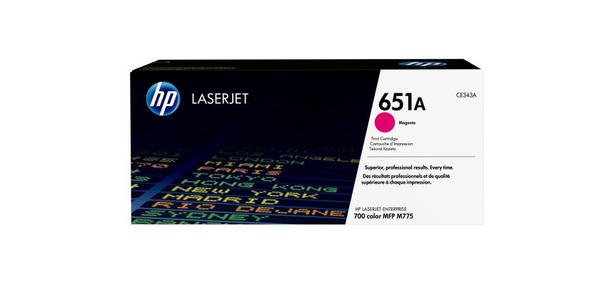 HP 651A originele magenta LaserJet tonercartridge