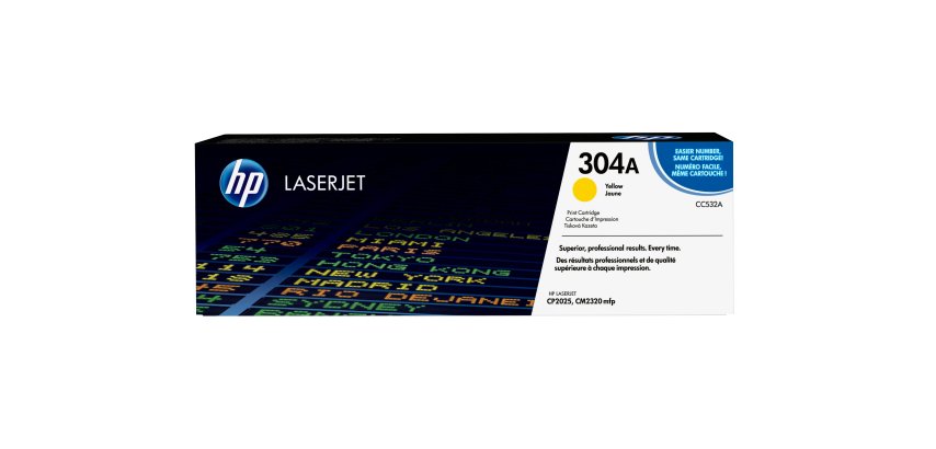 HP 304A Gelb Original LaserJet Tonerkartusche